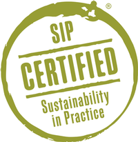 SIP certified logo in lime green