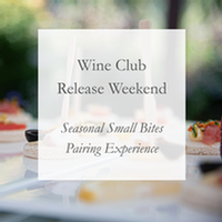 November Signature Wine Club Release Weekend